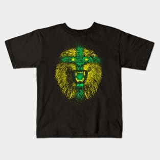 Yellow lion Kids T-Shirt